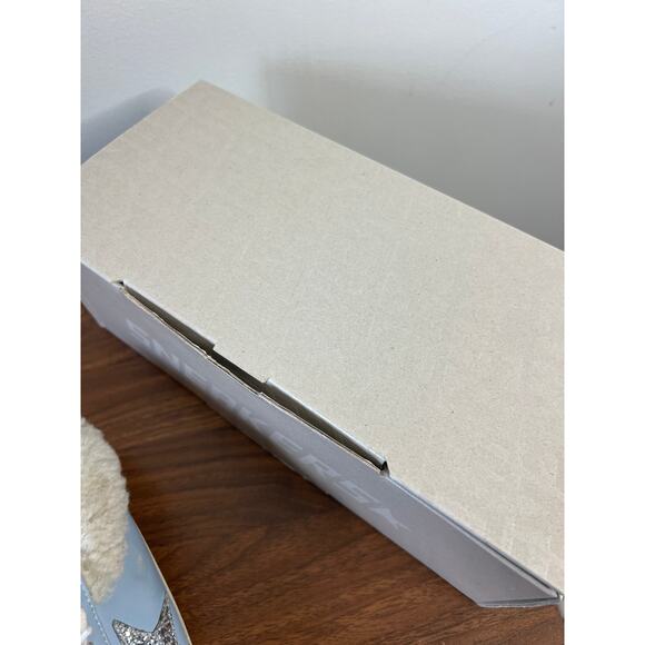 NIB Golden Goose Rare Golden Geese Suede Round Toe Slide Sneakers Blue Size: 36 - Picture 8 of 11